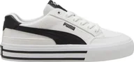 Buty dla dziewczynek - Buty dla dzieci Puma Court Classic Vulc FS białe 396558 02 38 - miniaturka - grafika 1