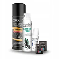 Środki do obuwia i ubrań - Zestaw do Czyszczenia Białych Butów Wybielacz Pianka Impregnat Chusteczki - miniaturka - grafika 1