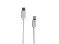 Kable USB - Kabel lightning(m)->usb-c(m) 1m biały mfi natec prati - miniaturka - grafika 1