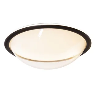 Okrągły plafon Lotto C0238 Maxlight LED 40W+10W 3000K biały czarny - Lampy sufitowe - miniaturka - grafika 1