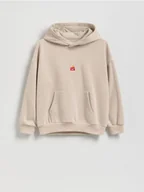 Bluzy dla chłopców - Reserved - Bluza z nadrukiem Inside Out - beżowy - miniaturka - grafika 1