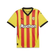 Koszulki sportowe męskie - Męska koszulka domowa RC Lens 24/25 PUMA Pelé Yellow Red - miniaturka - grafika 1