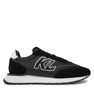 Sneakersy męskie - Sneakersy KARL LAGERFELD Kairo KL51124 Czarny - miniaturka - grafika 1