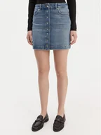Spódnice - HUGO Spódnica jeansowa Gilvie 50553182 Niebieski Regular Fit - miniaturka - grafika 1
