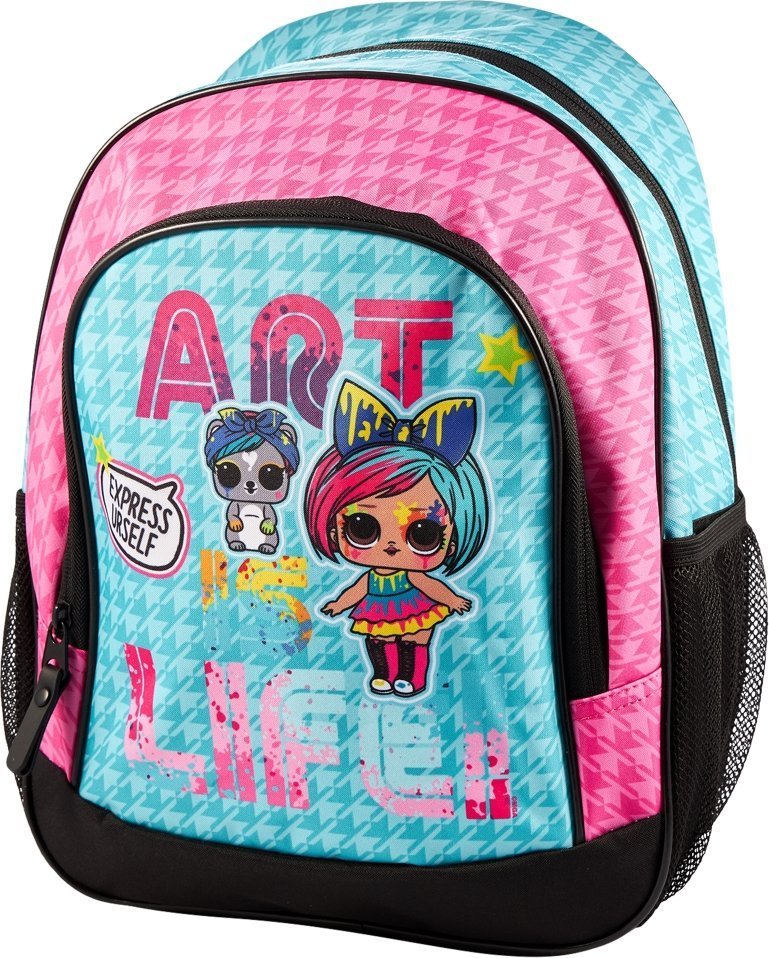 LEGO L.O.L. Surprise! Art is Life Medi Backpack with front zip pocket 10 liters