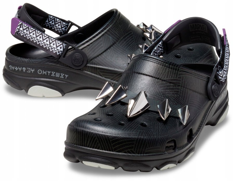 Crocs Buty Klapki Classic Black Panther Clog 38,5