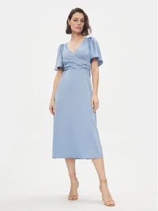 YAS Sukienka koktajlowa Athena 26032476 Niebieski Regular Fit - Sukienki - miniaturka - grafika 1