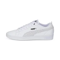 Trampki damskie - PUMA Damskie trampki Smash WNS V2 Mono, Puma biały szary fioletowy Puma czarny, 40 EU - miniaturka - grafika 1