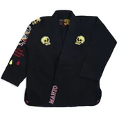 Kimona, stroje i obuwie - MANTO Kimono Coral Bjj Gi Czarne - miniaturka - grafika 1