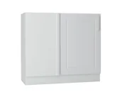 Szafki kuchenne - Szafka Dolna Narożna Alto Z 1 Frontem 90X82 Cm Dnp Mdf Jasny Szary - miniaturka - grafika 1