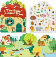 Zabawki kreatywne - Zestaw wielorazowych żelowych naklejek - Zwierzęta - miniaturka - grafika 1