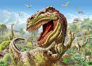 Malowanie po numerach. Dinozaur T-Rex 40 x 50 6176 - Norimpex - Malowanie po numerach - miniaturka - grafika 1