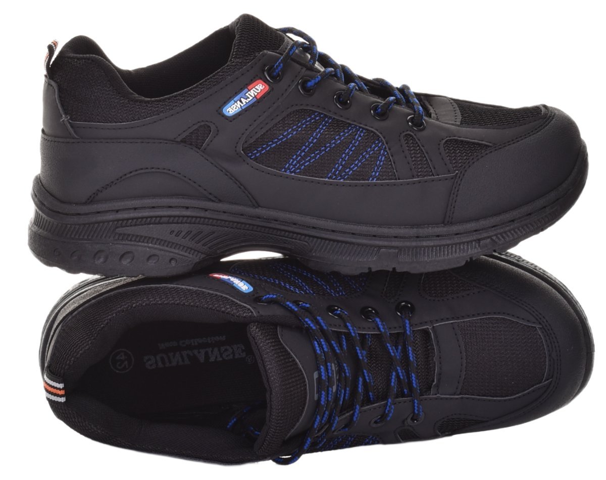 BUTY TREKKINGOWE MĘSKIE KLASYCZNE WYGODNE DO PRACY SOLIDNE SZNUROWANE