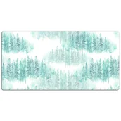 Podkładki na biurko - Podkładka mata ochrona biurka Malowany las 120x60cm, Dywanomat - miniaturka - grafika 1