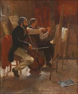 Plakaty - Galeria Plakatu, Plakat, The Studio, Winslow Homer, 42x59,4 cm - miniaturka - grafika 1