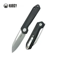Noże - Nóż składany Kubey Royal Black G10, Stonewashed 14C28N by Colin Maisonpierre (KU321P) - miniaturka - grafika 1