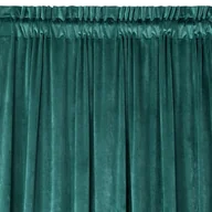 Zasłony - Eurofirany Zasłona welwetowa Rosa na taśmie 140x300 Turkusowa ex-z-rosa-c.tur-140x300-t - miniaturka - grafika 1