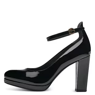Tamaris Damskie czółenka 1-1-24418-41, Black Patent, 37 EU, 37 eu - Czółenka - miniaturka - grafika 1