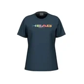 Koszulki i topy damskie - HEAD Rainbow T-shirt damski, granatowy - miniaturka - grafika 1
