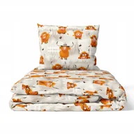 Pościel dla dzieci - Pościel Dziecięca 90x120cm 2 elementy, Do Łóżeczka, wzór: Rodeo Beżowe - miniaturka - grafika 1