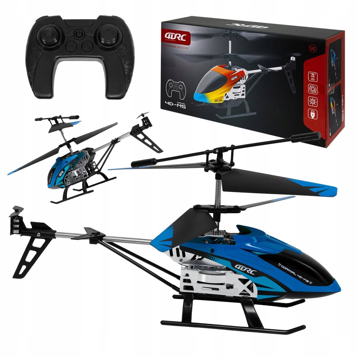 Zdalnie Sterowany Helikopter Na Akumulator Śmigłowiec Pilot Wytrzymały