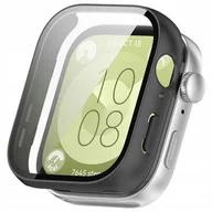 Akcesoria do smartwatchy - Etui + szkło Tech-Protect Defense360 do Huawei Watch Fit 3, czarne - miniaturka - grafika 1