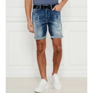 Spodenki męskie - Replay Jeansowe szorty Tapered fit stretch - miniaturka - grafika 1