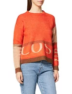 Swetry damskie - Gerry Weber Sweter damski Turtle, dynia/karmel/orzech laskowy, 40 - miniaturka - grafika 1