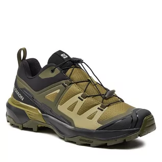 Buty trekkingowe męskie - Trekkingi Salomon X Ultra 360 L47456000 Dried Herb / Olive Night / Black - grafika 1