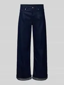 Spodnie damskie - Jeansy z szeroką nogawką z mieszanki bawełny model ‘LINA SHINE’ - miniaturka - grafika 1