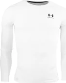 Koszulki męskie - Under Armour Koszulka męska Under Armour HG Armour Comp LS biała 1361524 100 XL - miniaturka - grafika 1