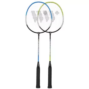 STEELTEC 216K ZESTAW RAKIET DO BADMINTONA + LOTKI 3 SZT WISH - Badminton - miniaturka - grafika 1