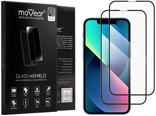 2 szt. | moVear 3D PRO-E - Szkło hartowane do Apple iPhone 13 Mini (5.4") na Cały Ekran | Do Etui, fullGlue, 9H - Szkła hartowane na telefon - miniaturka - grafika 1
