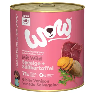 WOW Adult 6 x 800 g - Dziczyzna - Mokra karma dla psów - miniaturka - grafika 1