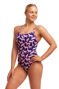 FUNKITA Strój kąpielowy damski jednoczęściowy DIAMOND BACK ONE PIECE sweet stripes - Stroje kąpielowe - miniaturka - grafika 5