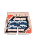 Kąpielówki męskie - G-STAR RAW Męskie Dirik Aw Swim Trunks, różowy (Peach Nougat A505-c962), M - miniaturka - grafika 1