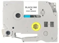 Papier do drukarek - Brother HGe-261, 36mm x 8m, černý tisk / bílý podklad, vysokorychlostní kompatibilní páska - miniaturka - grafika 1