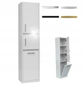 Szafki łazienkowe - Szafka Łazienkowa stojąca z koszem szer. 40cm Producent Kod: 271K - miniaturka - grafika 1