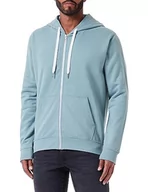 Bluzy męskie - Q/S by s.Oliver Bluza męska, Niebieski zielony, S - miniaturka - grafika 1