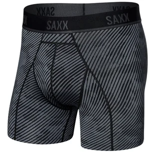 Bokserki Saxx Kinetic Light-Compression Mesh Bb Rozmiar: XL / Kolor: czarny/szary - Majtki męskie Bokserki Saxx Kinetic Light-Compression Mesh Bb Rozmiar: XL / Kolor: czarny/szary - Majtki męskie - miniaturka - grafika 1