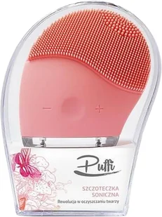 Puffi soniczna szczoteczka do twarzy różowa (5906395865017) - Pozostałe urządzenia kosmetyczne - miniaturka - grafika 1