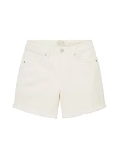Spodenki damskie - TOM TAILOR Szorty jeansowe dla dziewczynek i dzieci, 10315 - Whisper White, 158 cm - grafika 1