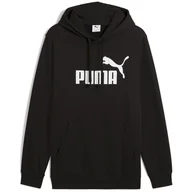 Bluzy sportowe męskie - Męska bluza Puma ESS No. 1 Logo Hoodie FL Rozmiar: M / Kolor: czarny - miniaturka - grafika 1
