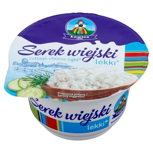 Łowicz Serek wiejski lekki 150 g - Sery - miniaturka - grafika 1