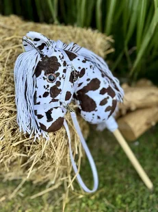 Hobby horse teksas, konik na patyku - Maskotki i pluszaki - miniaturka - grafika 1