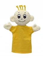 Maskotki i pluszaki - Pacynka edukacyjna na rękę, Emocje - spokój, 30 cm, MU Brno - miniaturka - grafika 1