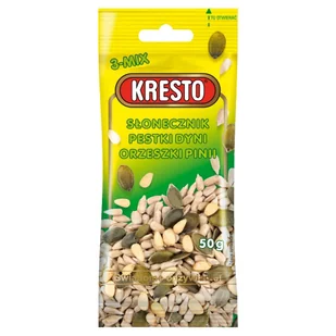Kresto SŁONECZNIK/PESTKA DYNI ORZECHY PINII 50G zakupy dla domu i biura! 67525436 - Bakalie - miniaturka - grafika 1