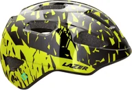 Kaski rowerowe - LAZER dziecięcy kask rowerowy Nutz KinetiCore, Black Flash Yellow - miniaturka - grafika 1