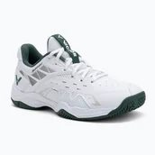 Buty sportowe męskie - Buty do badmintona męskie VICTOR P8500CLS AG bright white/hunter green WYSYŁKA W 24H 30 DNI NA ZWROT - miniaturka - grafika 1