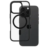 Etui i futerały do telefonów - Etui PANZERGLASS Flagship Urban MagSafe do Apple iPhone 16 Pro Przezroczysto-czarny - miniaturka - grafika 1